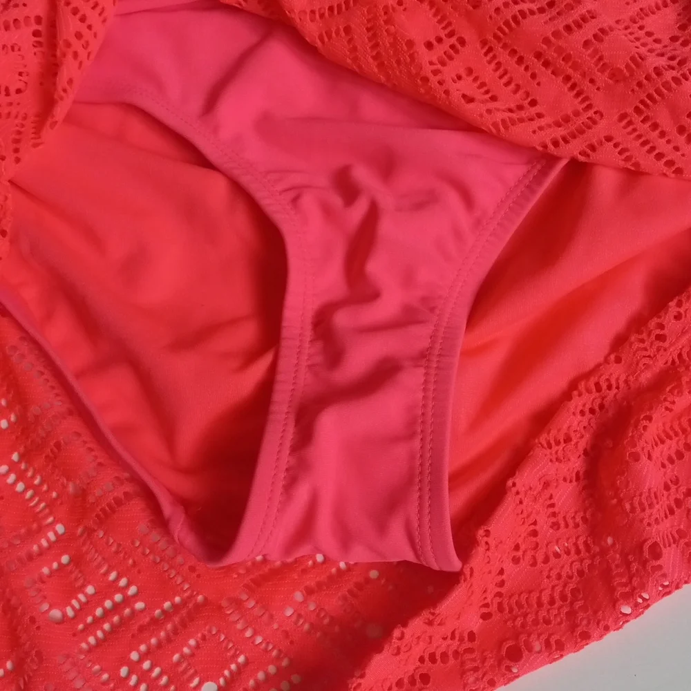 CORAL ORANGE BIKINI BOTTOM